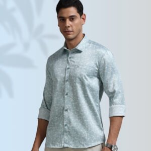 Sage Mist Floral Shirt – Fresh, Refined & Effortless