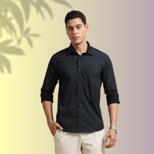 Midnight Black Shirt – Bold. Clean. Powerful