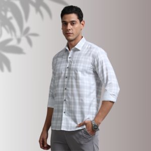 Classic Frost Check Shirt – Smart. Clean. Confident