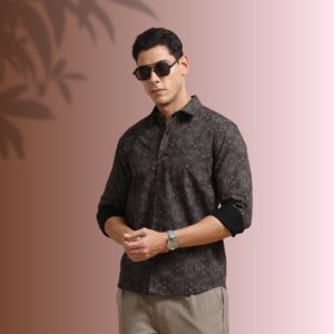 Royal Ember Paisley Shirt – Bold Heritage, Modern Power