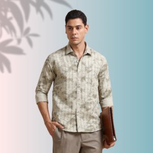 Desert Stripe Fusion Shirt – Texture Meets Trend