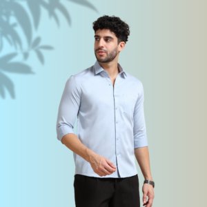 Sky Blue Classic Shirt – Clean, Crisp & Timeless